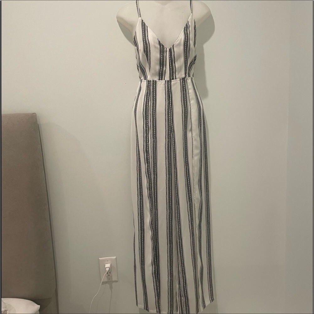 ALX Stripped Jumpsuit Size S